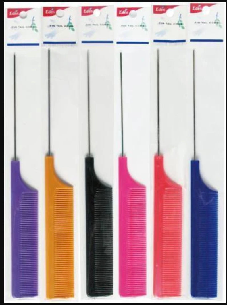 Eden Assort Metal Pin Tail Comb