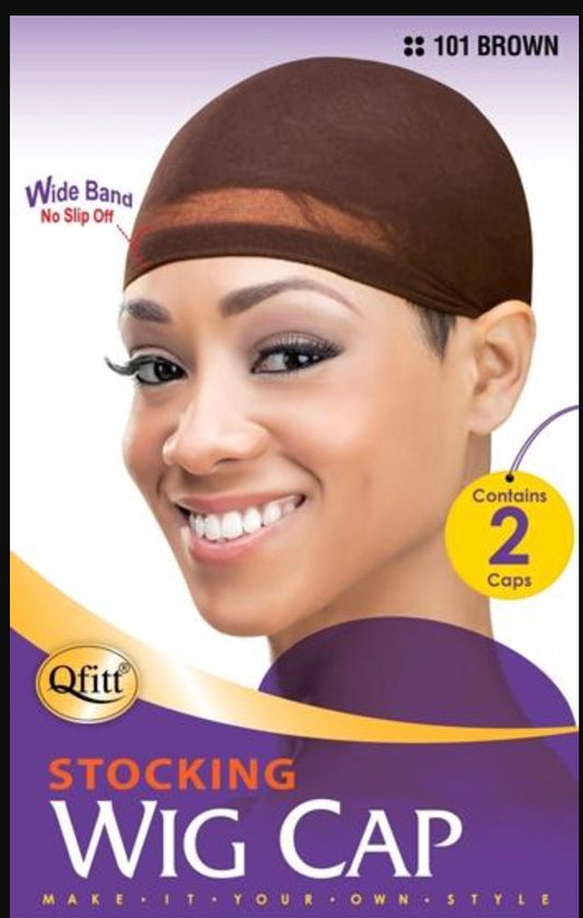 Stocking Wig Cap / Brown