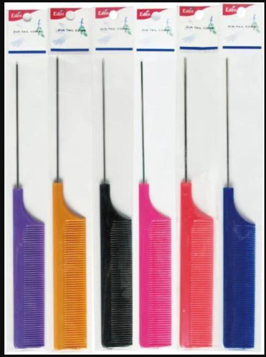 Eden Assort Metal Pin Tail Comb